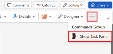 The IDAutomation logo will appear with an option to Show Task Pane